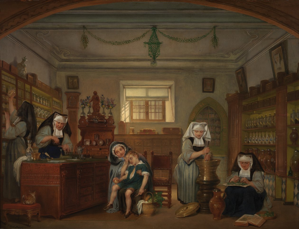 Die Apotheke im St.-Johannes-Hospital von Philipe Jacques van Bree