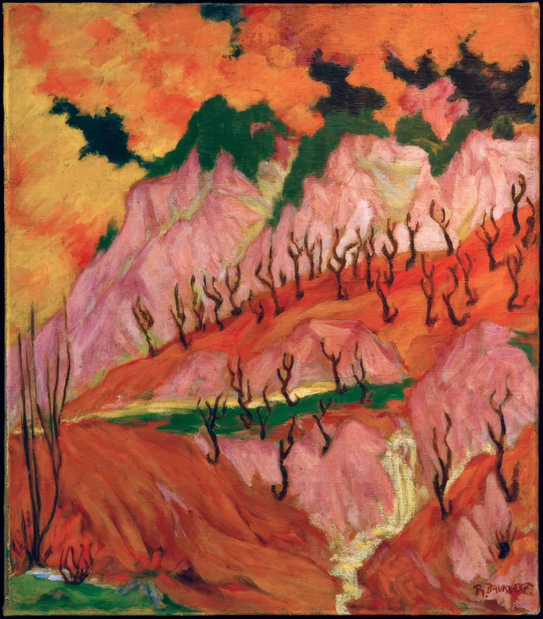 Frühlingsbild im Bündner Land (Frühling im Bündner Land) von Philipp Bauknecht