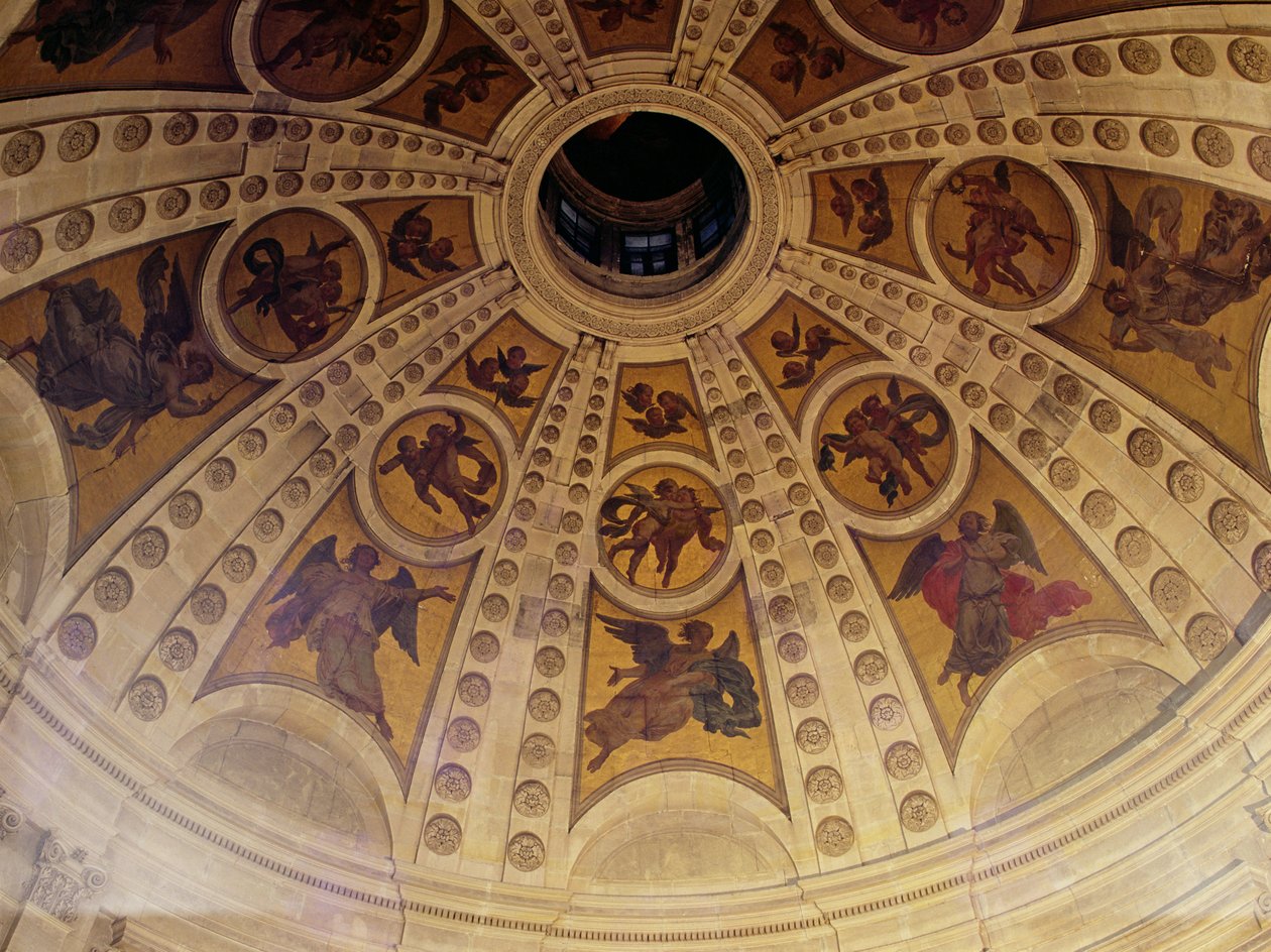 Detail der Kuppel, gebaut 1635-42 von Philippe de Champaigne