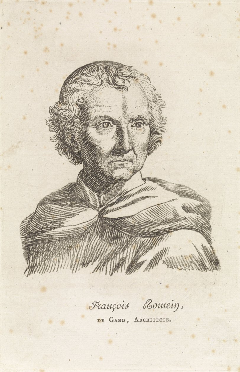 Porträt von François Romein von Philippe Lambert Joseph Spruyt