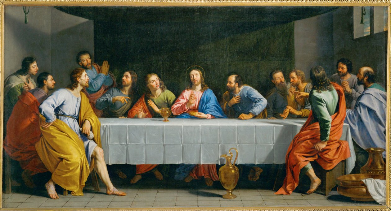 Das Abendmahl, auch Das kleine Abendmahl genannt von Philippe de Champaigne