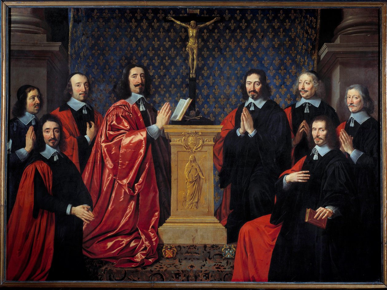 Le prevot des marchands et les chevins de la ville de Paris von Philippe de Champaigne