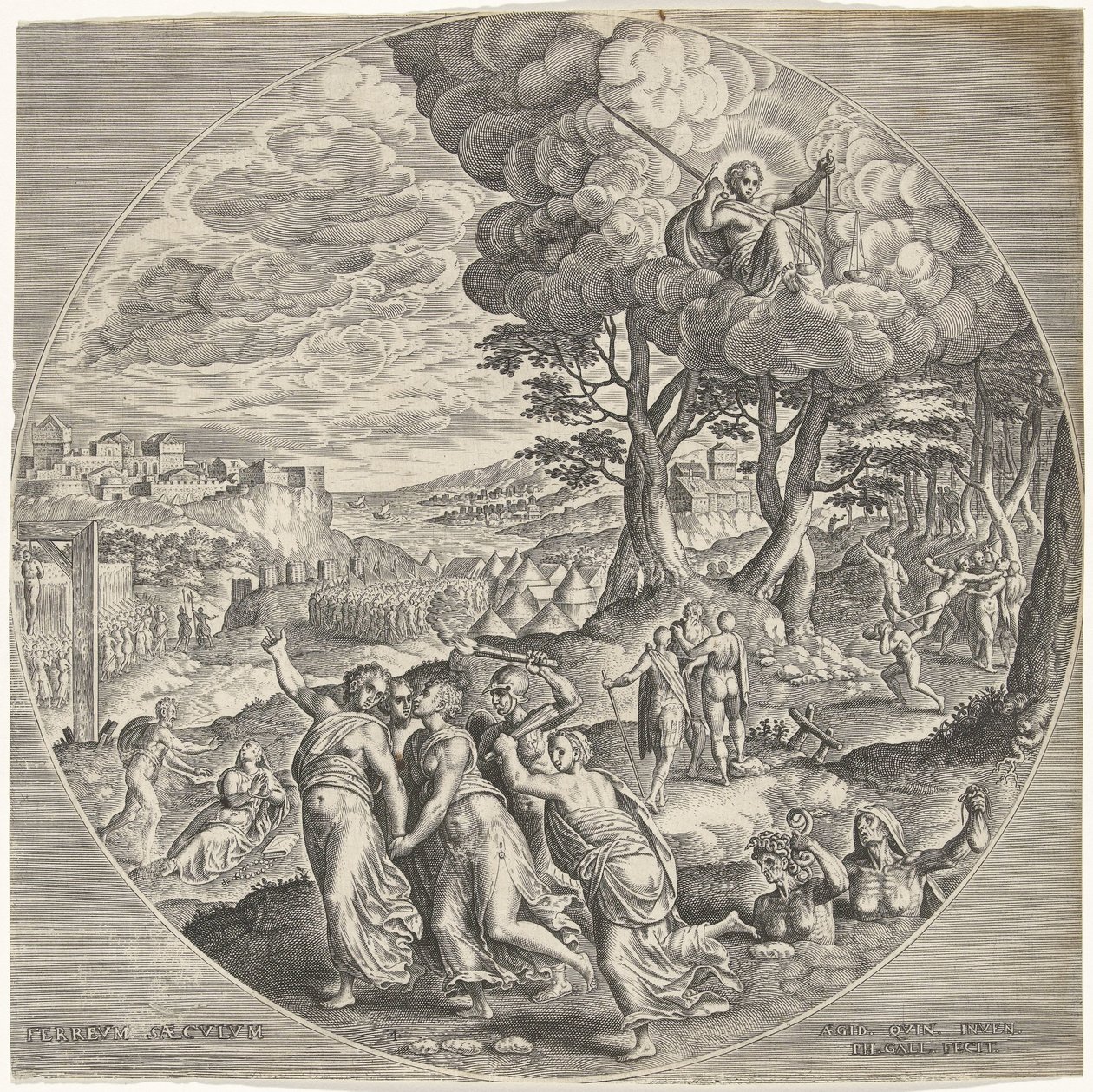 Eisernes Zeitalter von Philips Galle