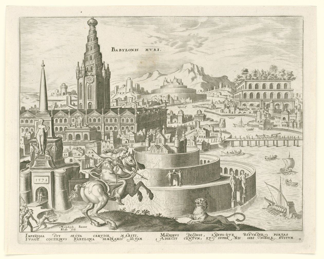 Mauern von Babylon (Serie: Die acht Weltwunder) von Philips Galle