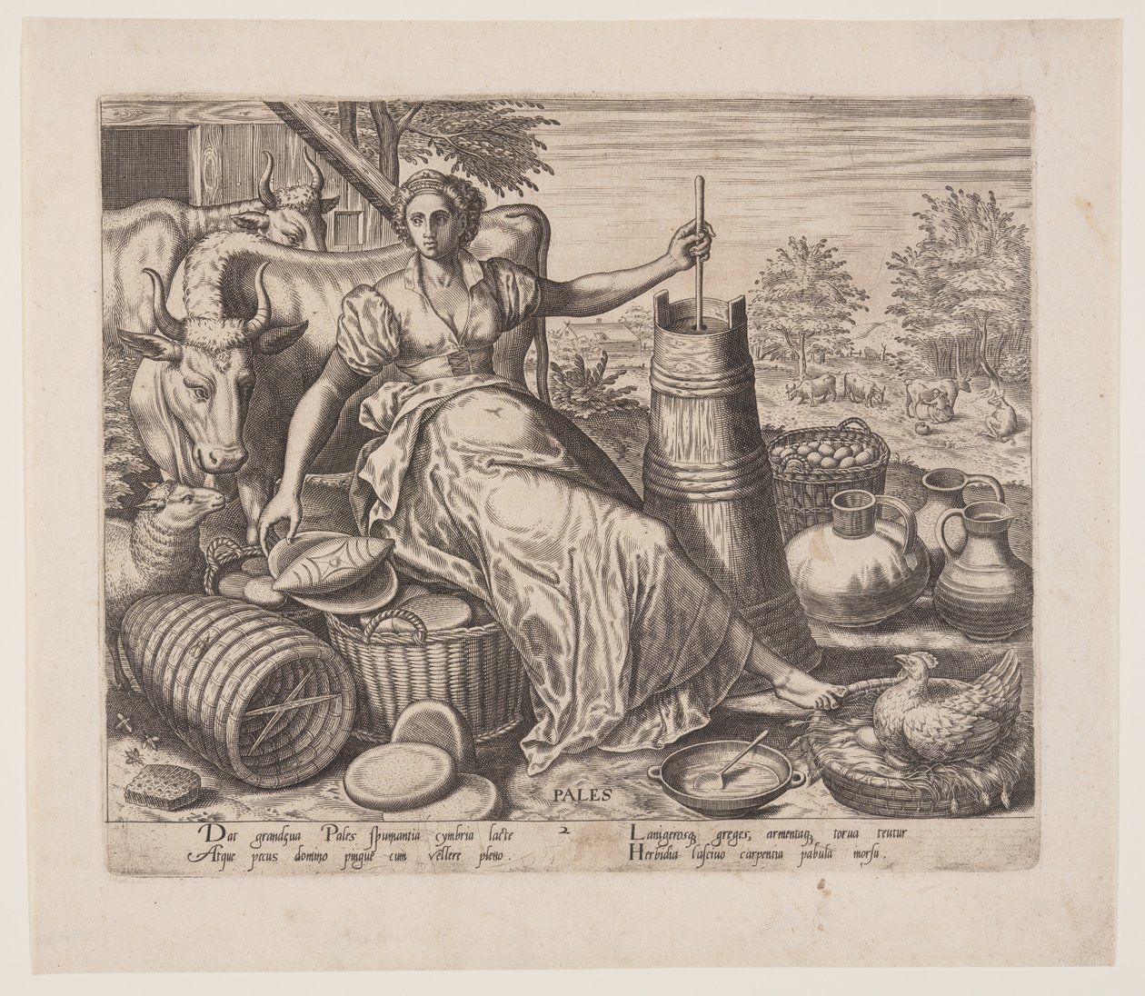 Pales, aus Die Berufe von Philips Galle