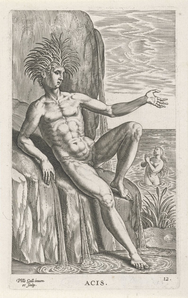 Flussgott Acis von Philips Galle