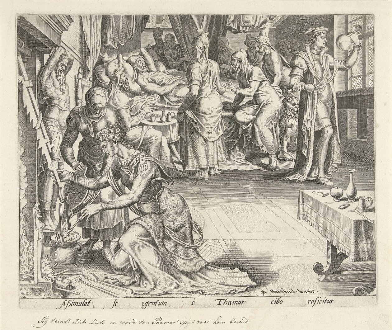 Tamar kocht für Amnon von Philips Galle