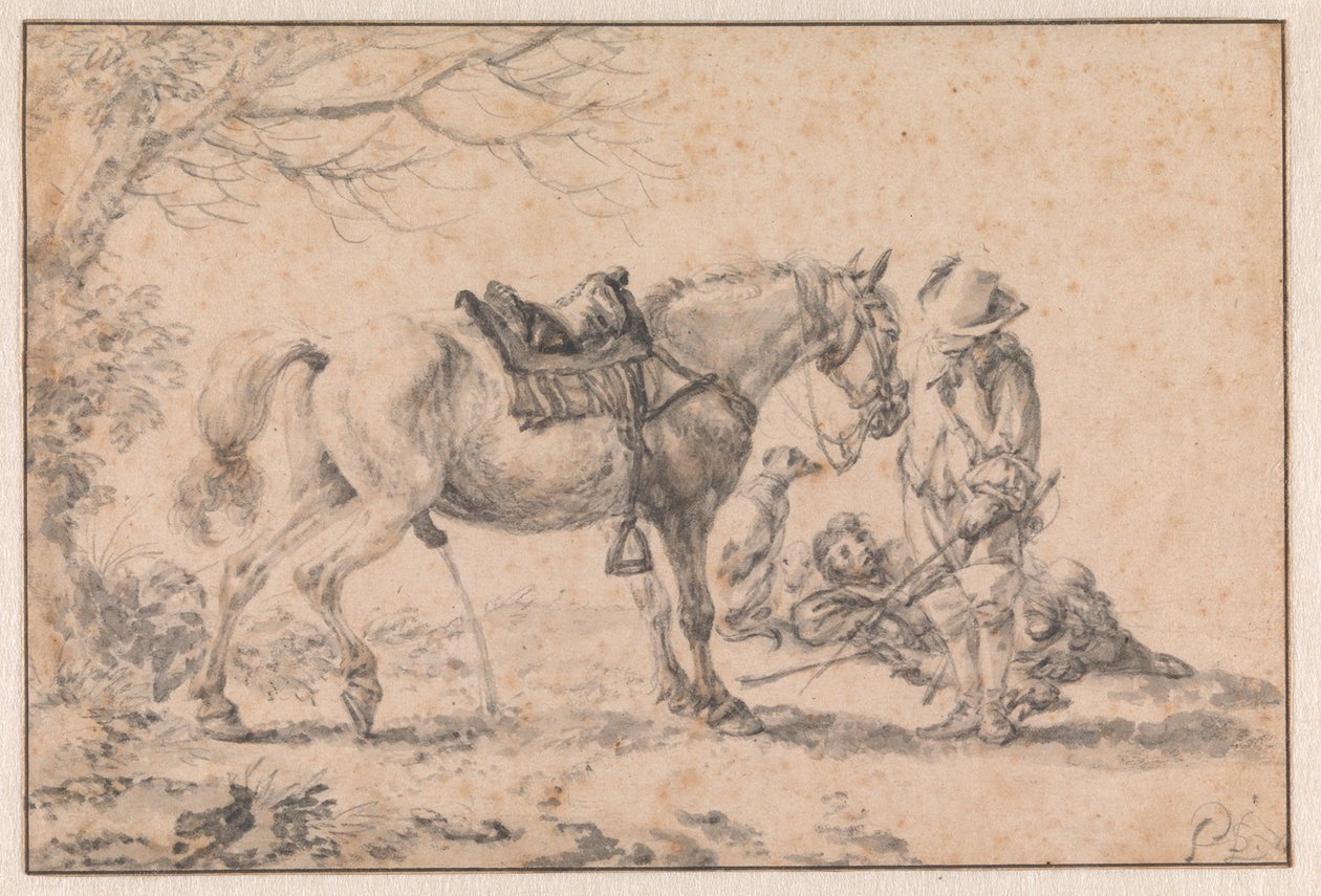 Das pissende Pferd von Philips Wouwerman