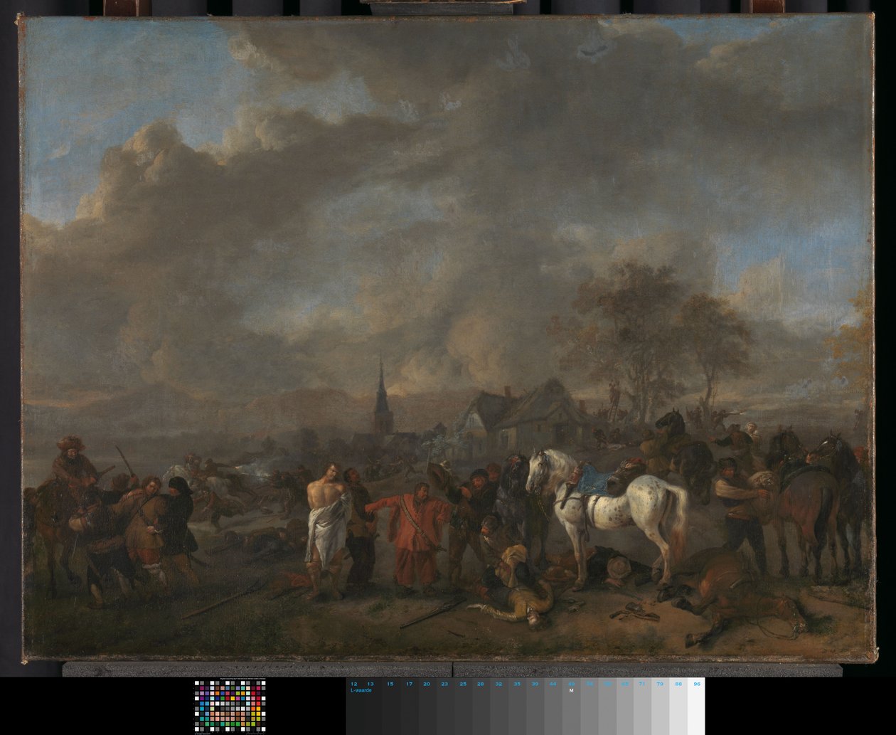Der Sieg der Bauern von Philips Wouwermans or Wouwerman