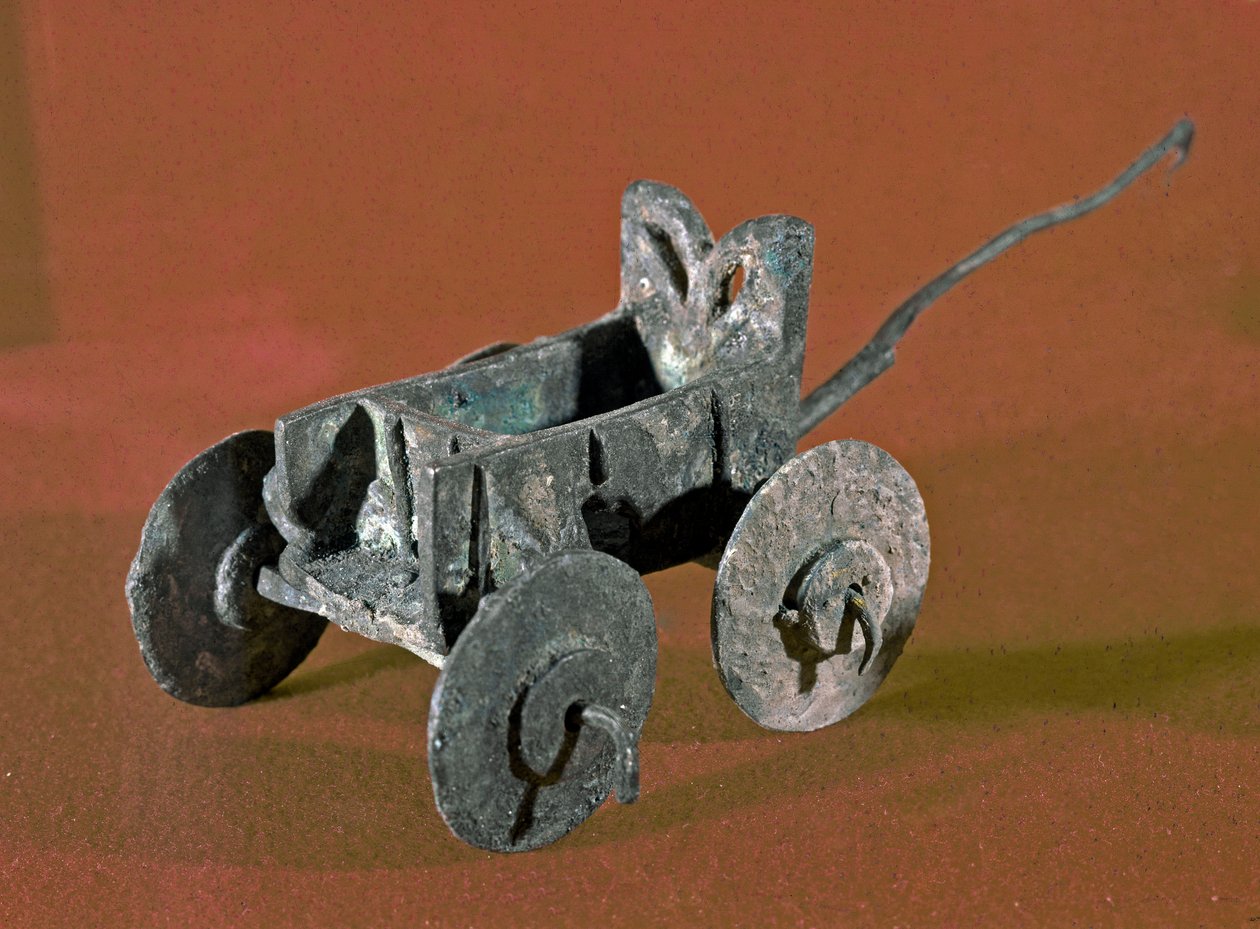 Zivilisation der Phönizier: bronzener Votivtank. 2530 v. Chr. Paris, Louvre Museum von Phoenician Phoenician