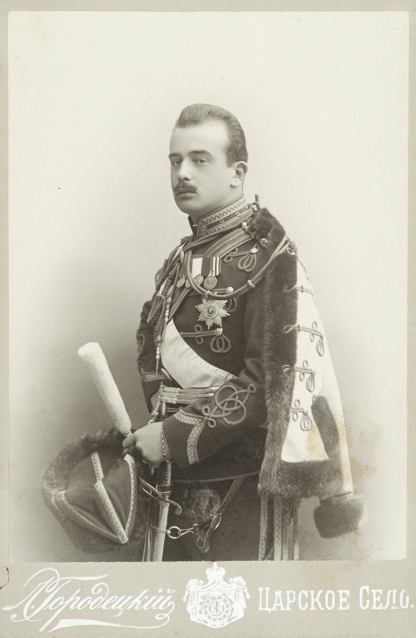 Großherzog Boris Wladimirowitsch von Russland 1877-1943, ca. 1900 von Photo studio L. Gorodetsky.