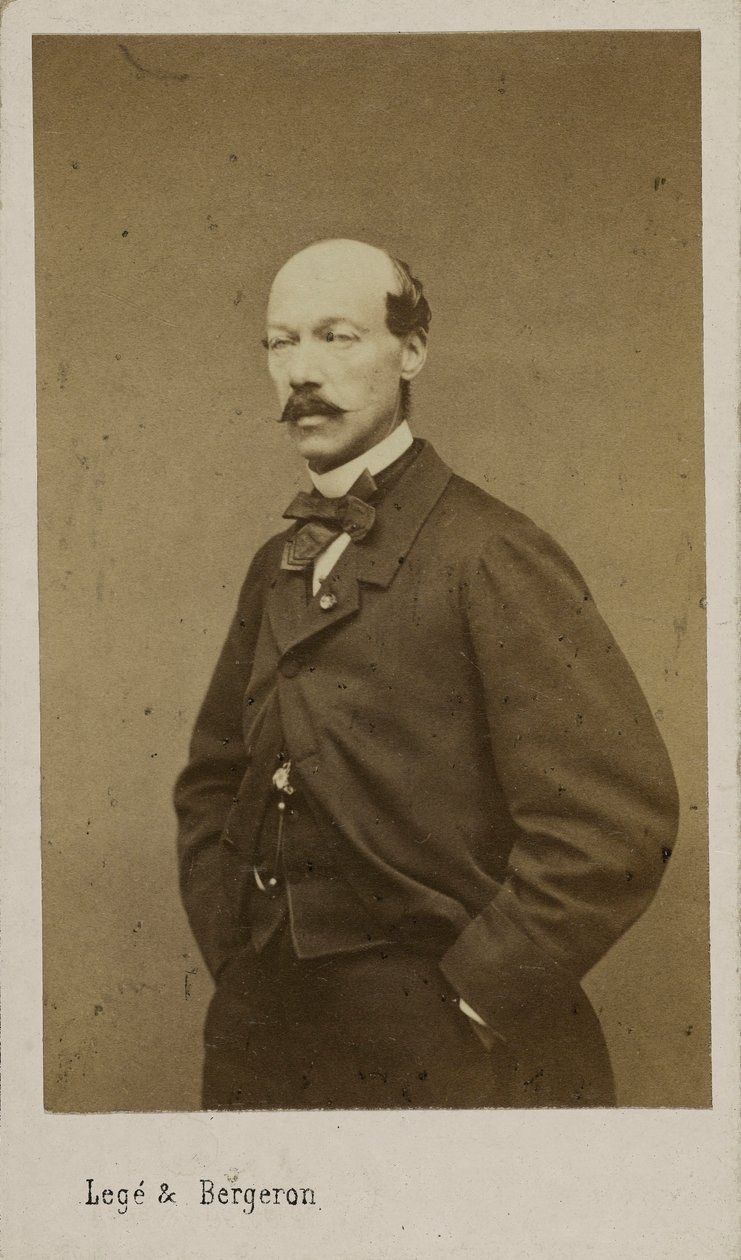 Porträt des Komponisten Alexandre Batta 1816-1902, ca. 1880 von Photo studio Legé and Bergeron.