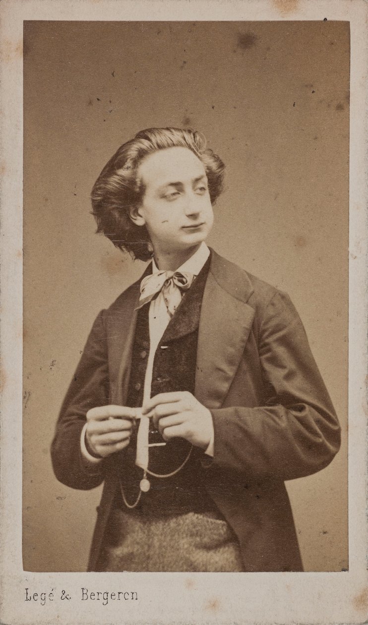 Porträt des Geigers und Komponisten Henri Ketten 1848-1883 von Photo studio Legé and Bergeron.