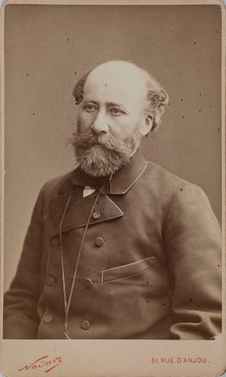 Porträt von Octave Feuillet von Photo studio Nadar.