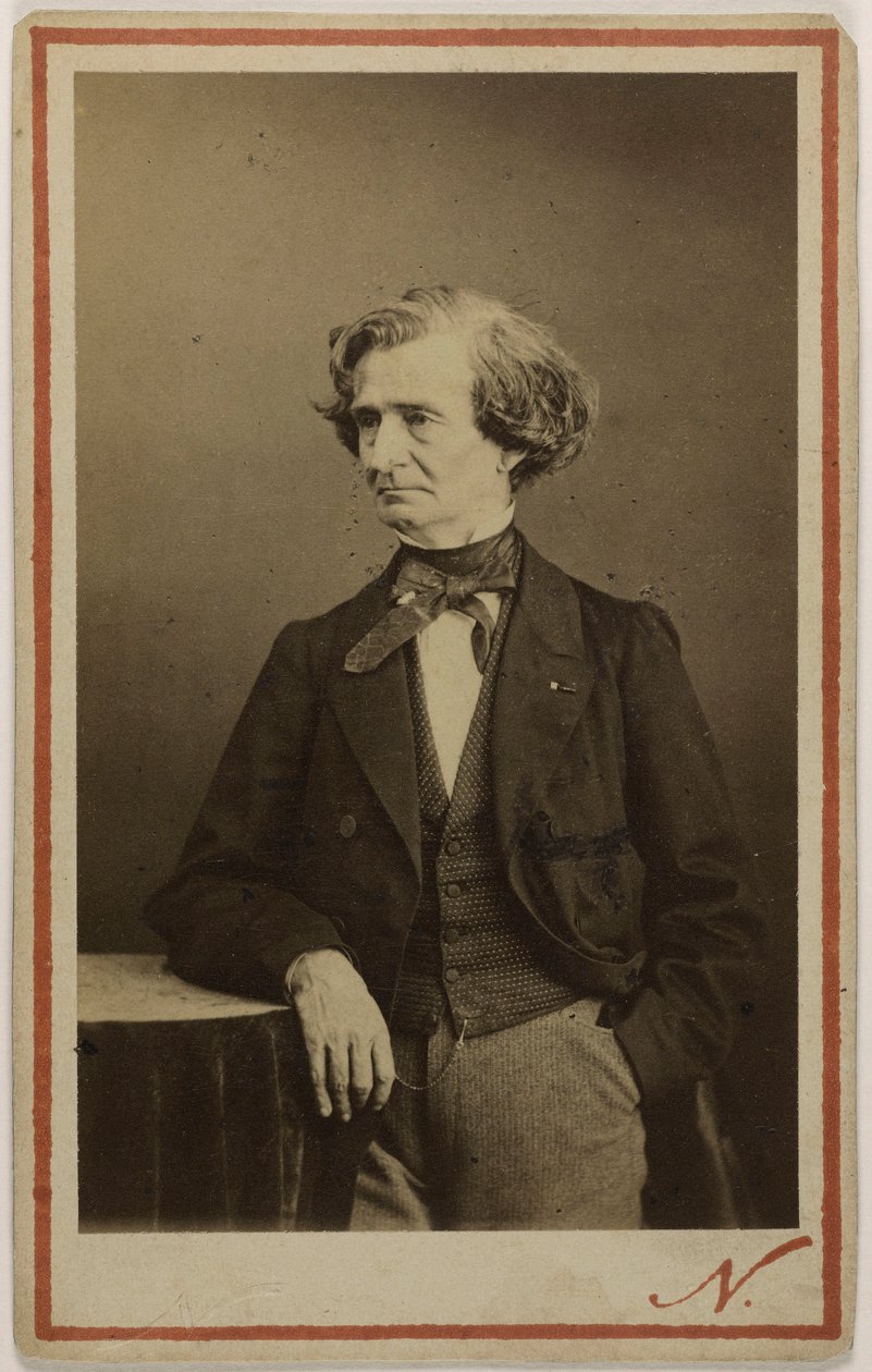 Porträt des Komponisten Hector Berlioz 1803-1869, ca. 1860 von Photo studio Nadar.