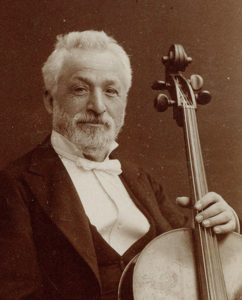 Porträt des Komponisten und Cellisten Gaetano Braga 1829-1907, ca. 1875 von Photo studio Nadar.