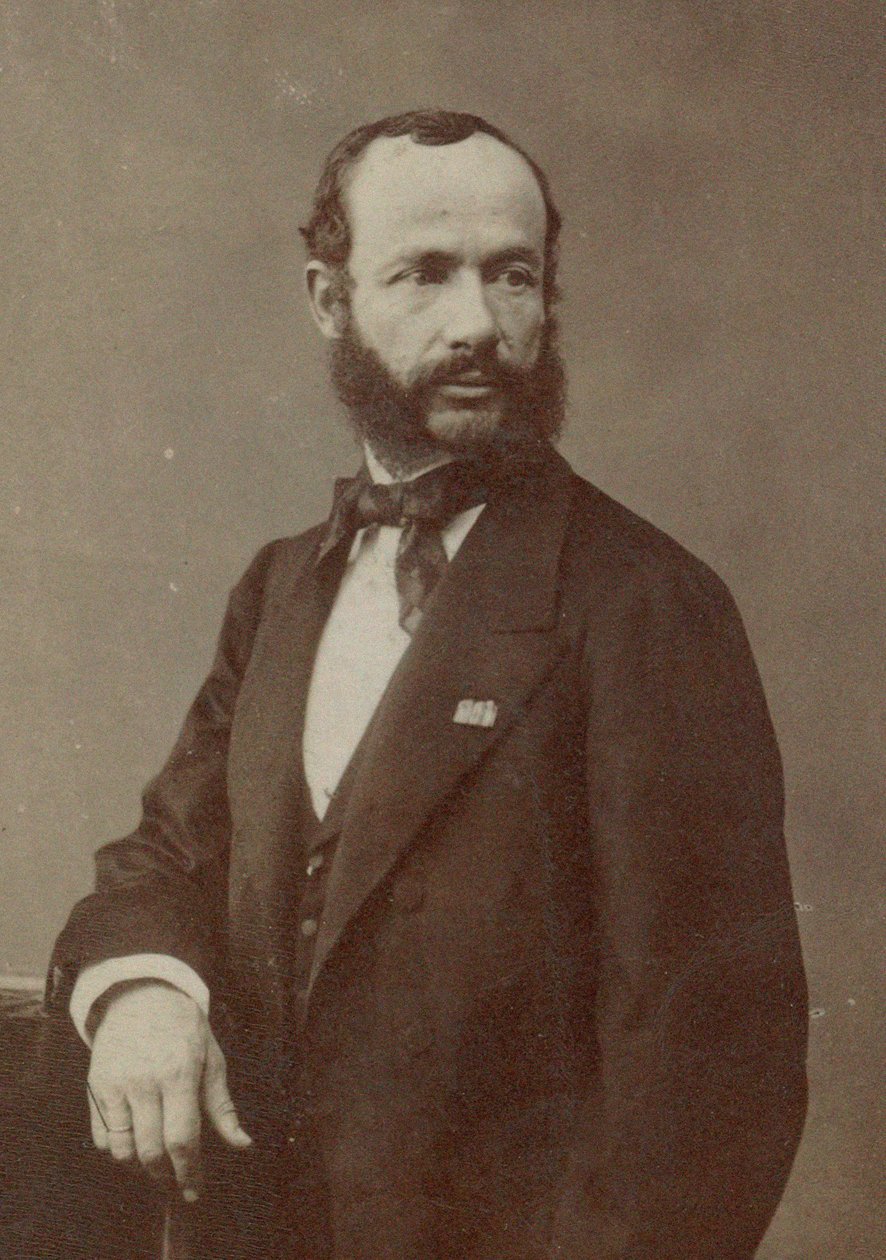Porträt des Geigers und Komponisten Henri Vieuxtemps 1820-1881, 1870er von Photo studio Nadar.