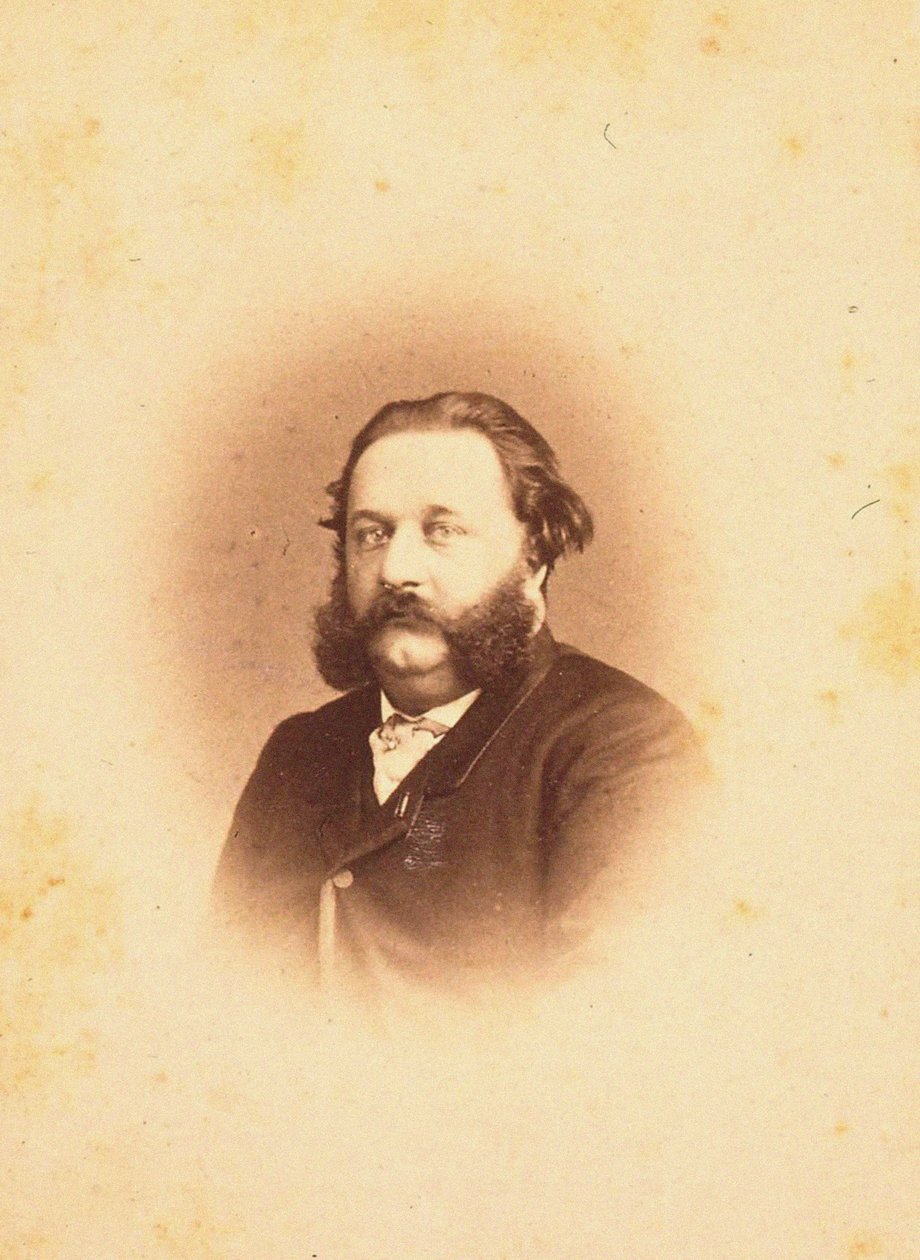 Porträt des Komponisten Alfred Jaëll 1832-1882, 1866 von Photo studio Paetz.