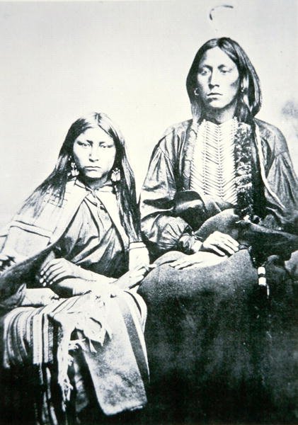 Den Feind verfolgen und seine Frau von Photographer American