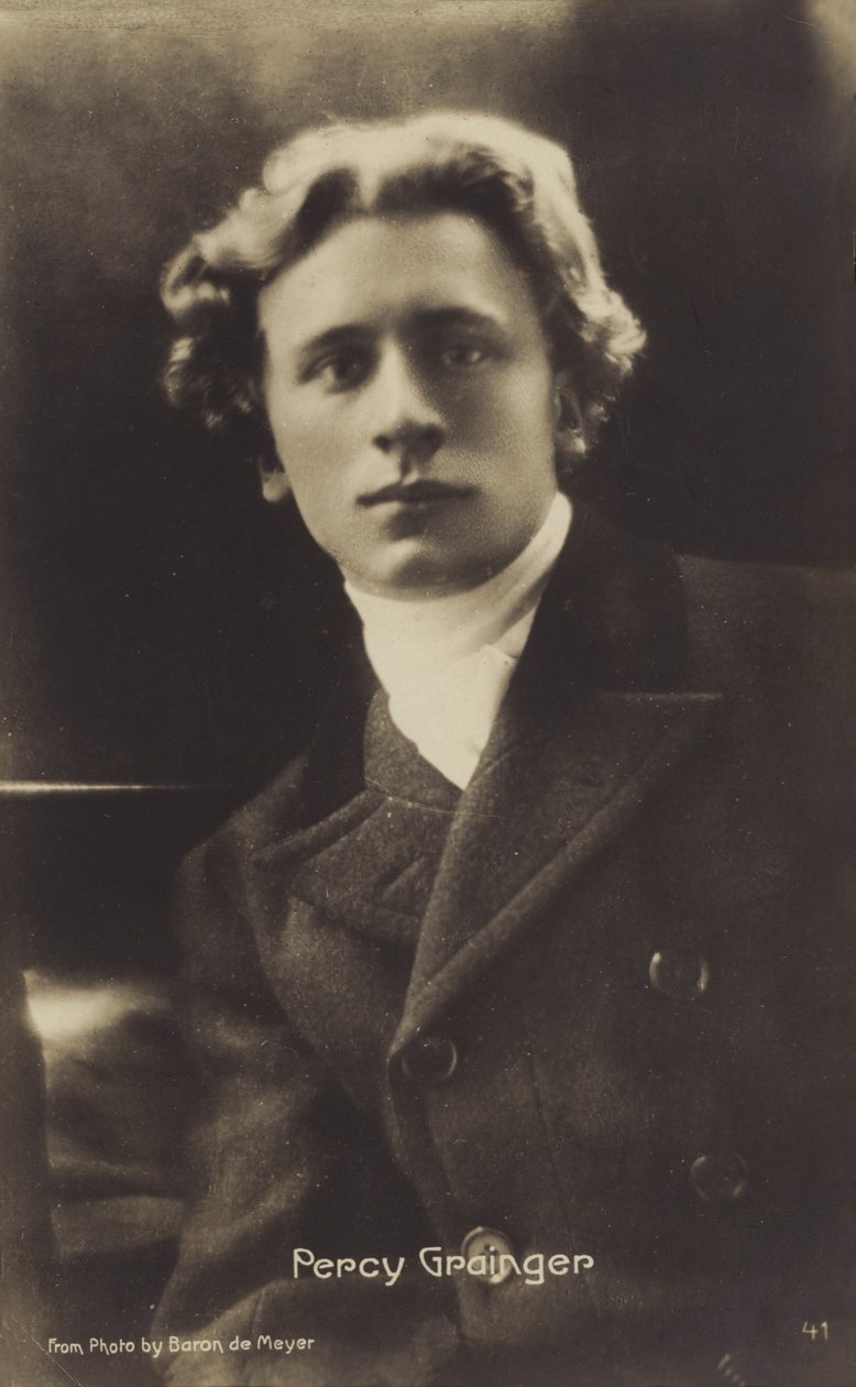 Percy Grainger, australischstämmiger Komponist, Arrangeur und Pianist (1882-1961) von Photographer Australian