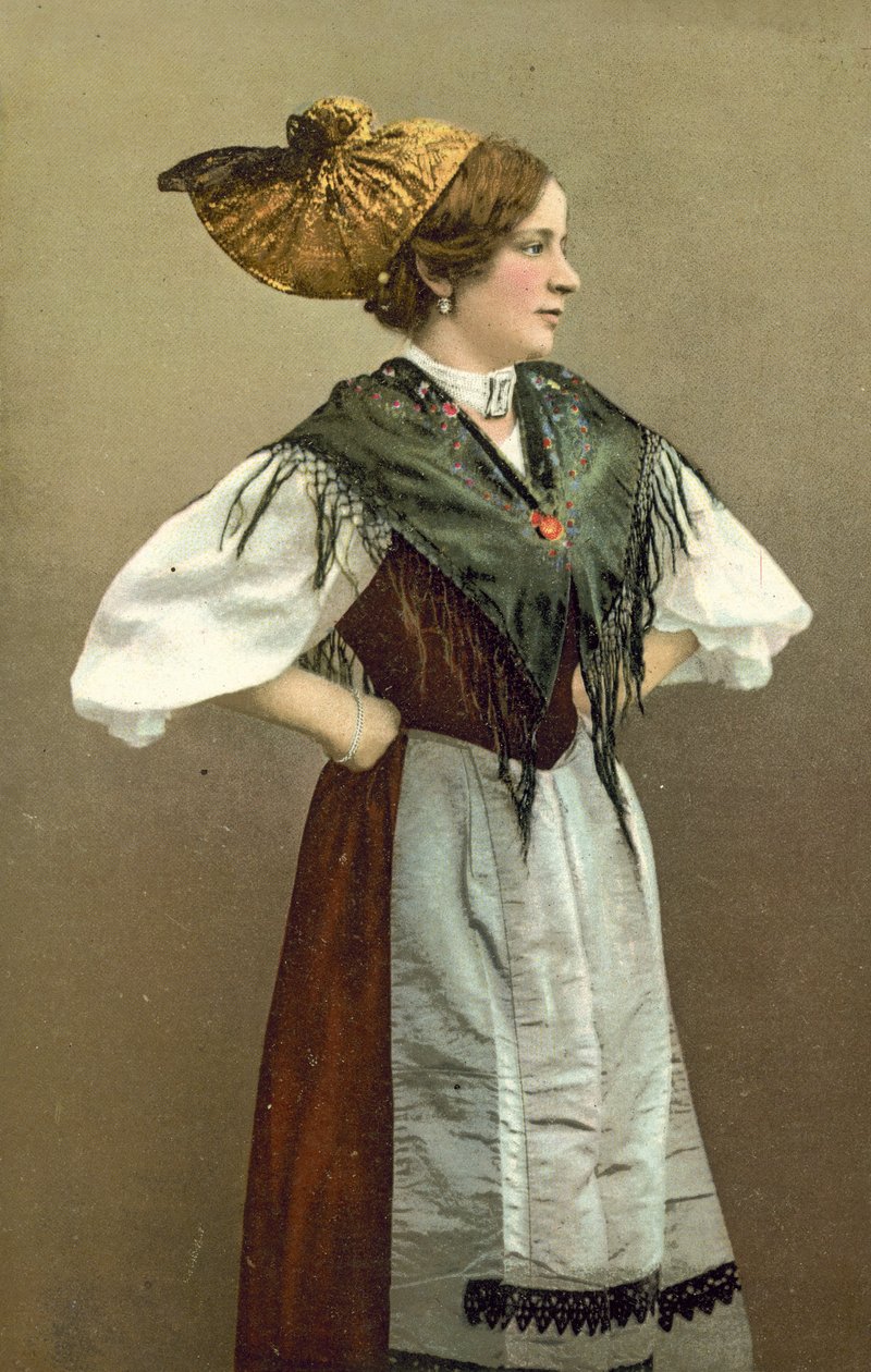 Volkstracht des Salzkammerguts, Österreich von Photographer Austrian