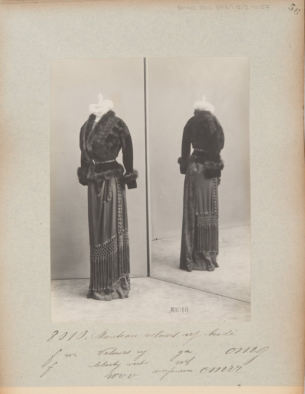 Albumseite: House of Worth, Jacke von Photographer French