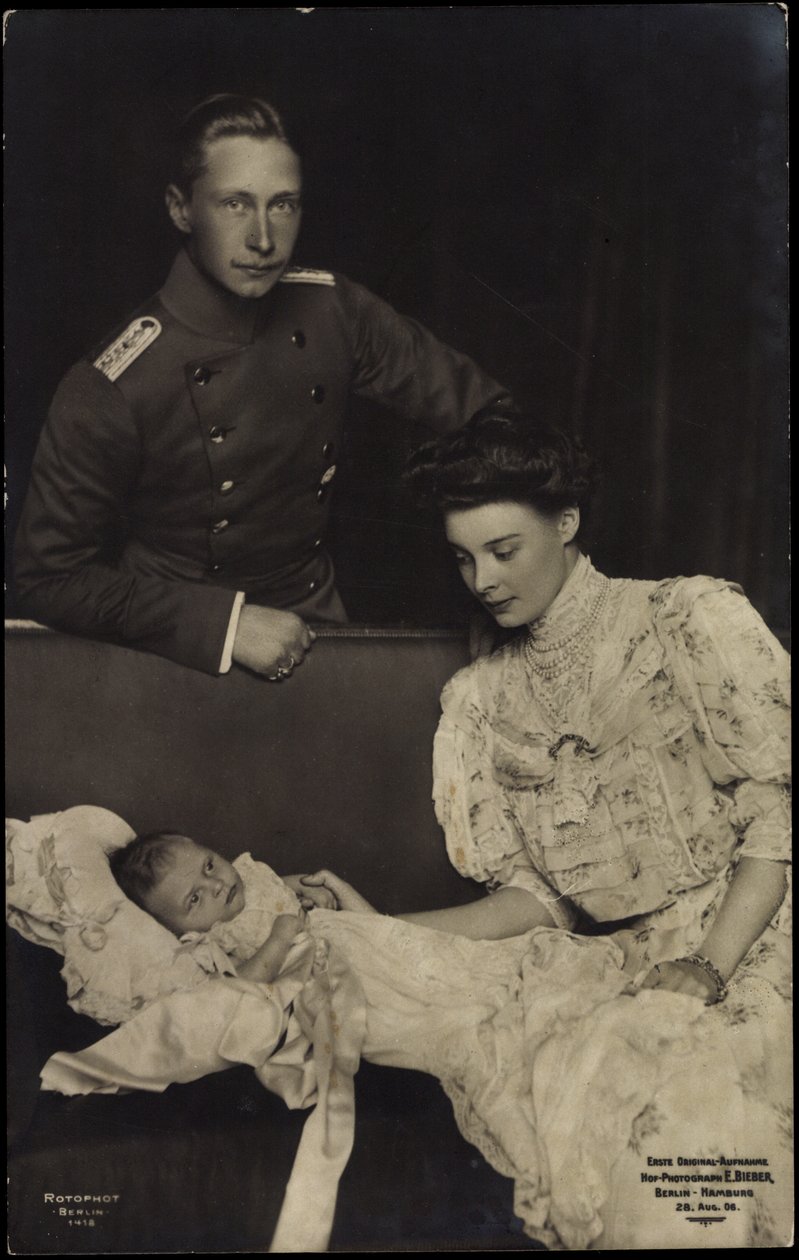 Kronprinzenpaar, Friedrich Wilhelm, Cecilie, RPH 1418 von Photographer German