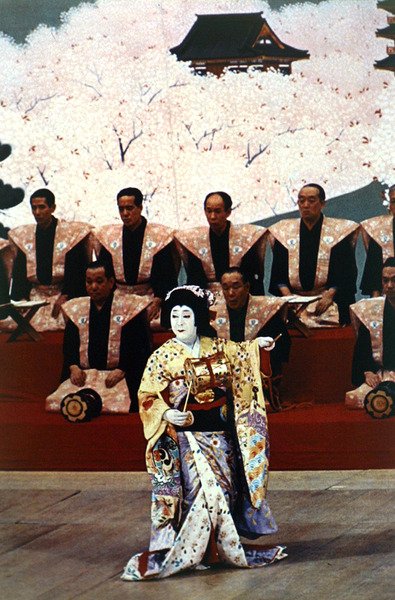 Japanisches Kabuki-Stück von Photographer Japanese