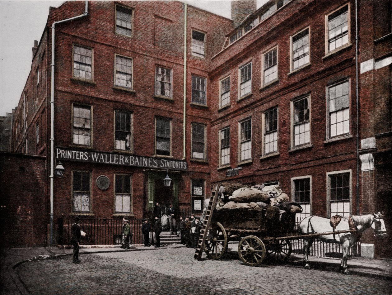 Dr. Johnsons Haus, City of London, ca. 1900-1911 von Pictorial Agency