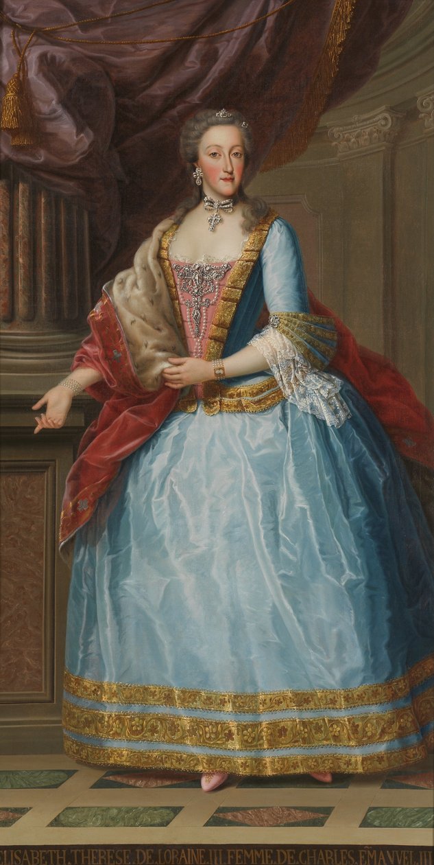 Porträt von Elisabetta di Lorena von Piedmontese painter