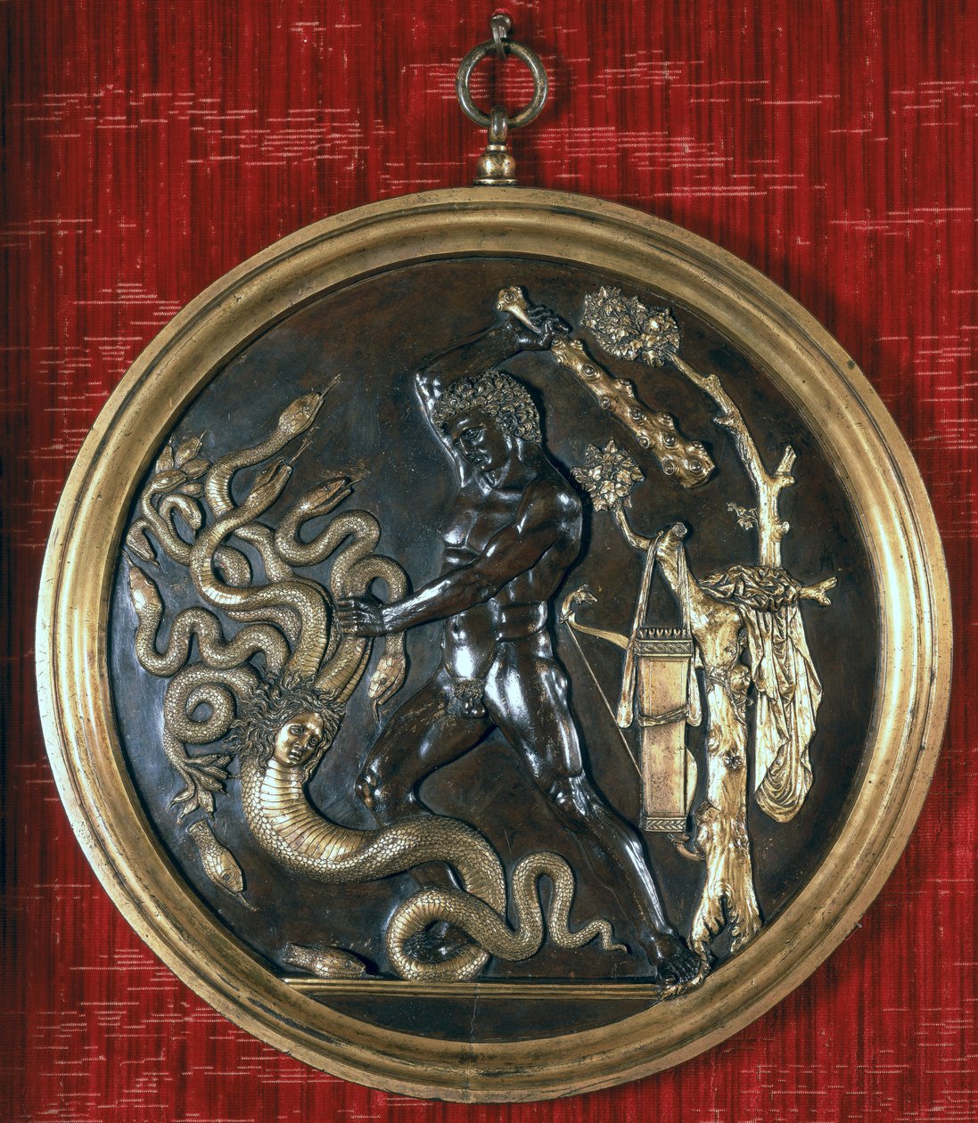 Herkules und die Hydra, 1490er Jahre (Bronze) von Pier Jacopo Alari Bonacolsi