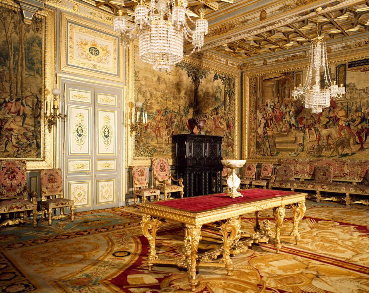 Jagdserien von Maximilian, Wandteppiche in Franz I.