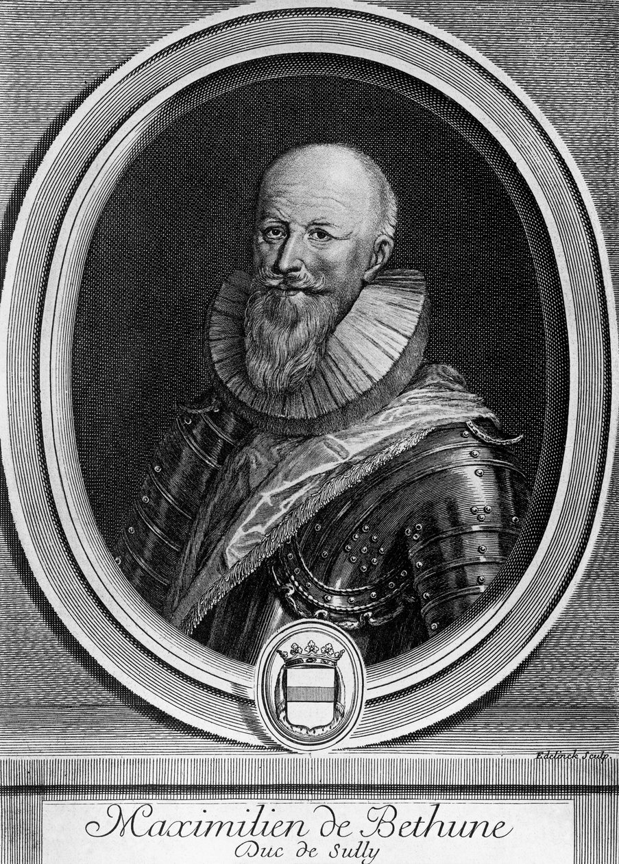 Porträt von Maximilien de Béthune von Blaise Nicolas Le Sueur