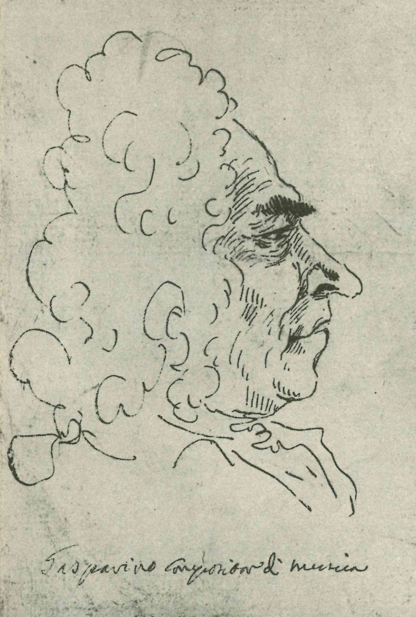 Francesco Gasparini (von Pier Leone Ghezzi) von Pier Leone Ghezzi