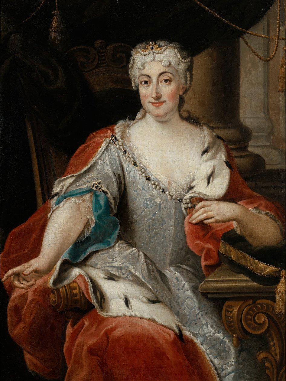 Porträt von Maria Clementina Sobieska 1702-1735 von Pier Leone Ghezzi