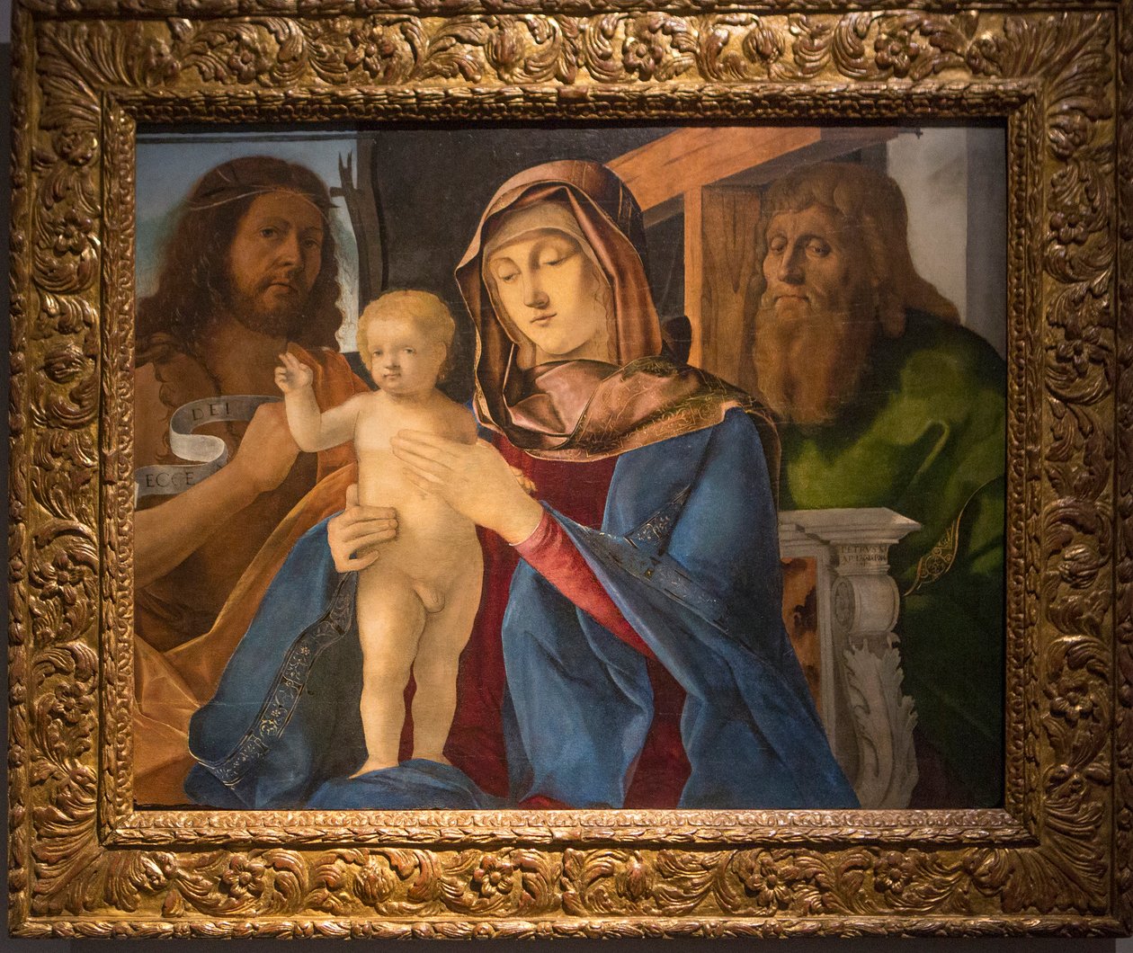 Madonna mit Kind und Johannes dem Täufer und Andreas von Pier Maria Pennacchi