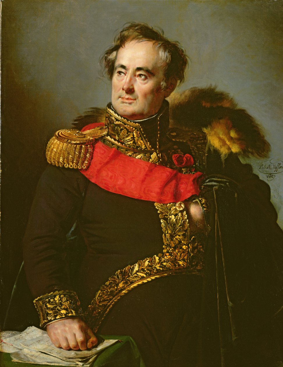 General Decaen, 1827 von Pierre Antoine Augustin Vafflard