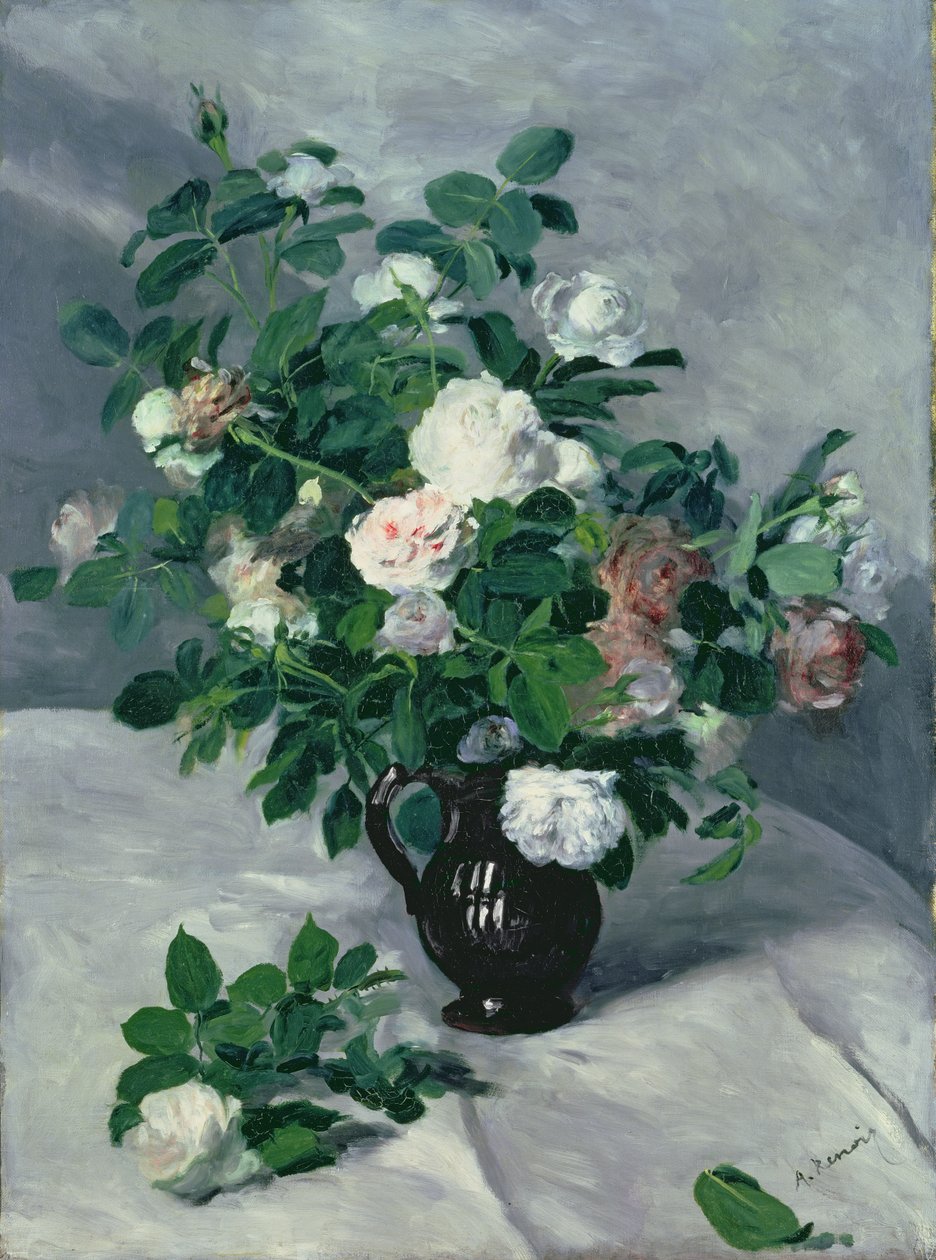 Stillleben mit Rosen von Pierre Auguste Renoir