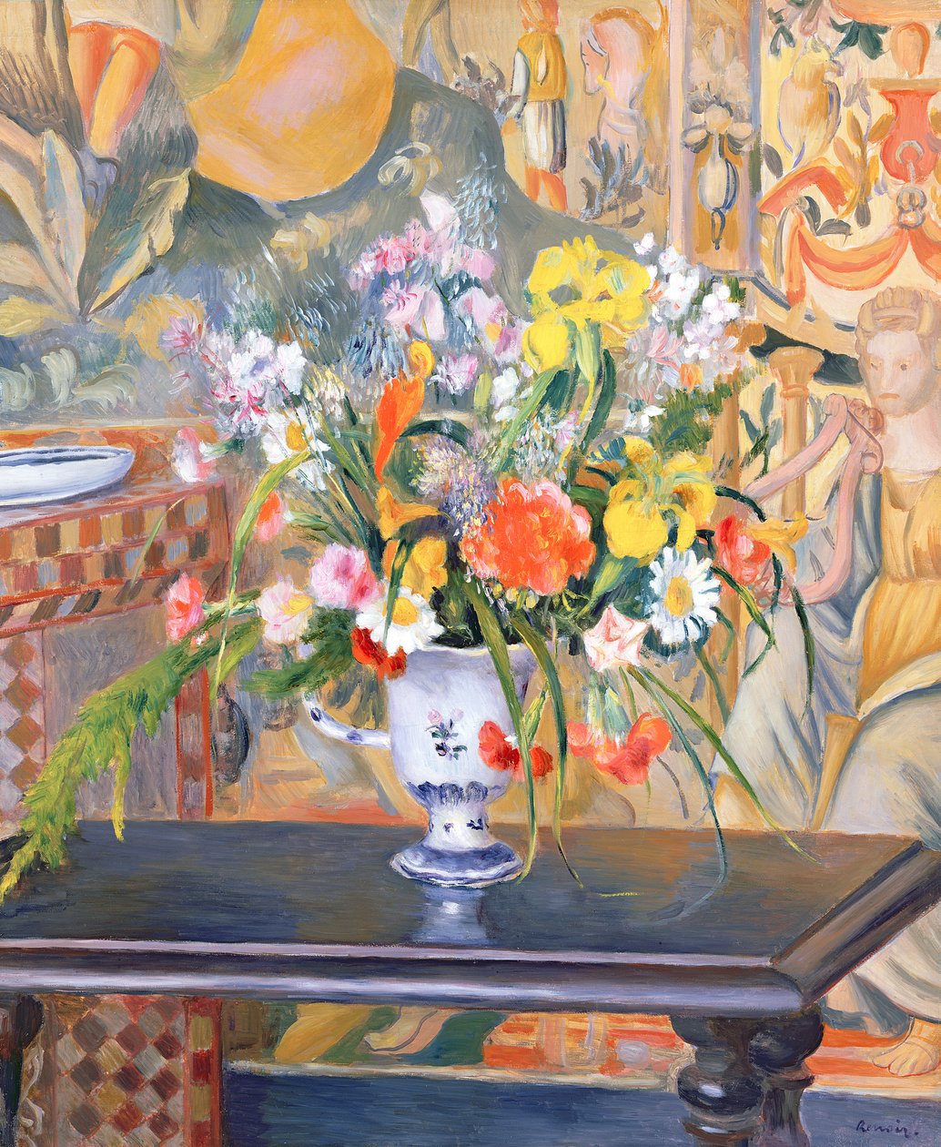 Blumenvase, 1885 von Pierre-Auguste Renoir