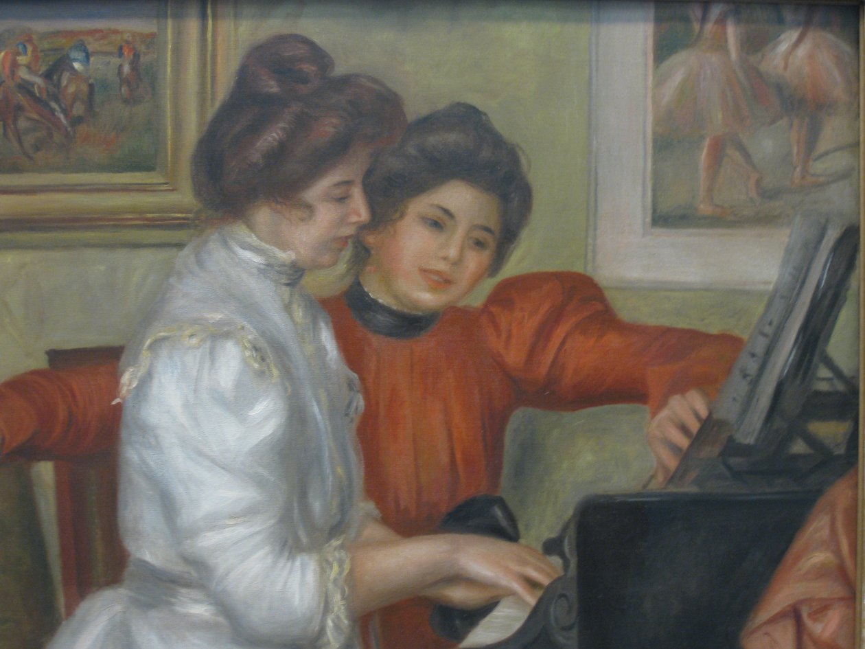 Yvonne und Christine Lerolle am Klavier von Pierre-Auguste Renoir