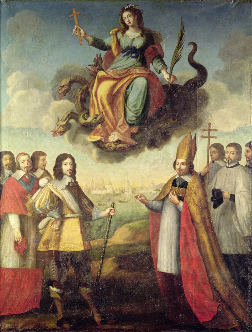 Einzug von Ludwig XIII. (1601-43), König von Frankreich und Navarra, in La Rochelle, 1. November 1628 von Pierre Courtillon