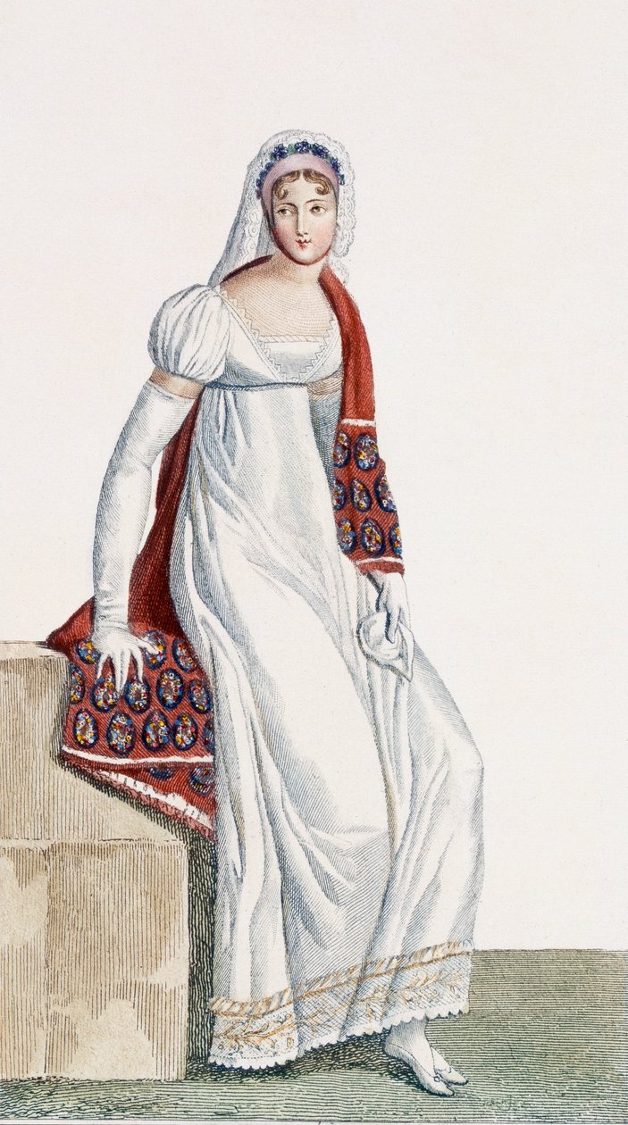 Damen-Tageskleid, 1811 von Pierre de La Mesangere