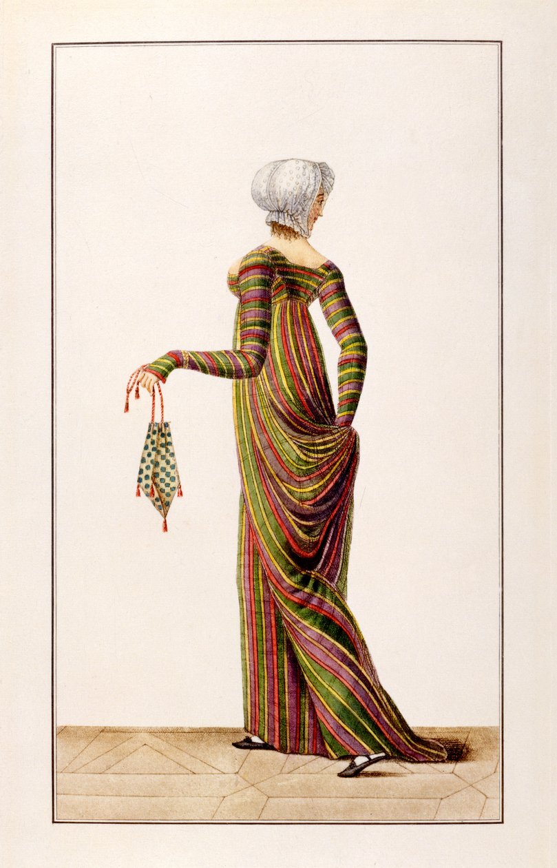 Robes de Madras aus Journal des Dames, 1800 von Pierre de La Mesangere