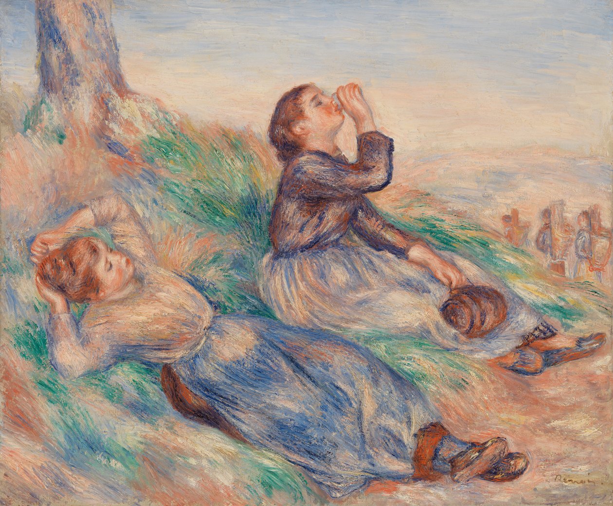 Traubensammlerinnen von Pierre-Auguste Renoir