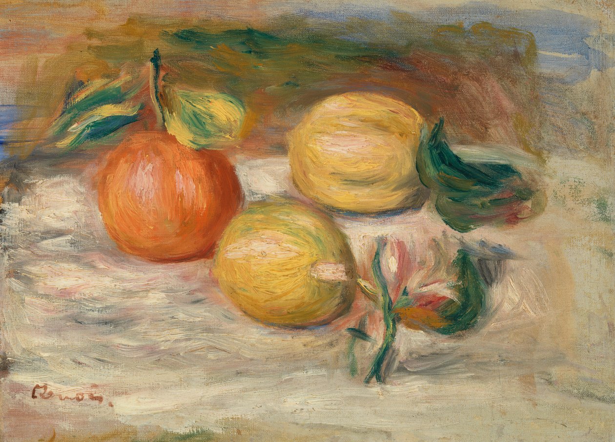 Zitronen und Orange von Pierre-Auguste Renoir