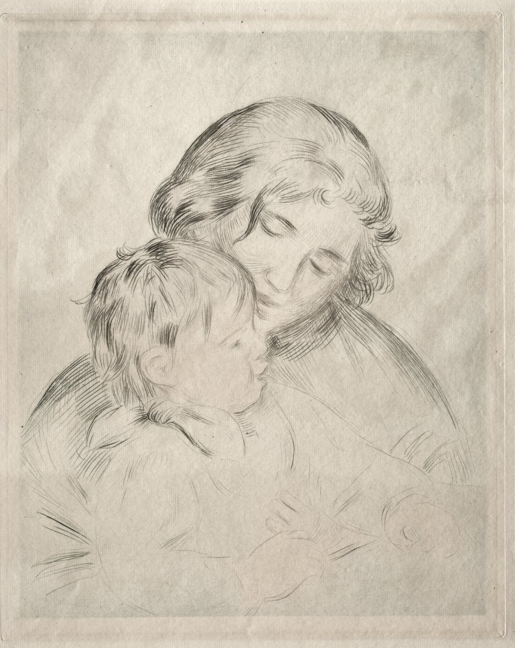 Mutter und Kind von Pierre-Auguste Renoir