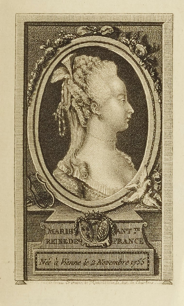 Marie Antoinette, Königin von Pierre Adrien Le Beau