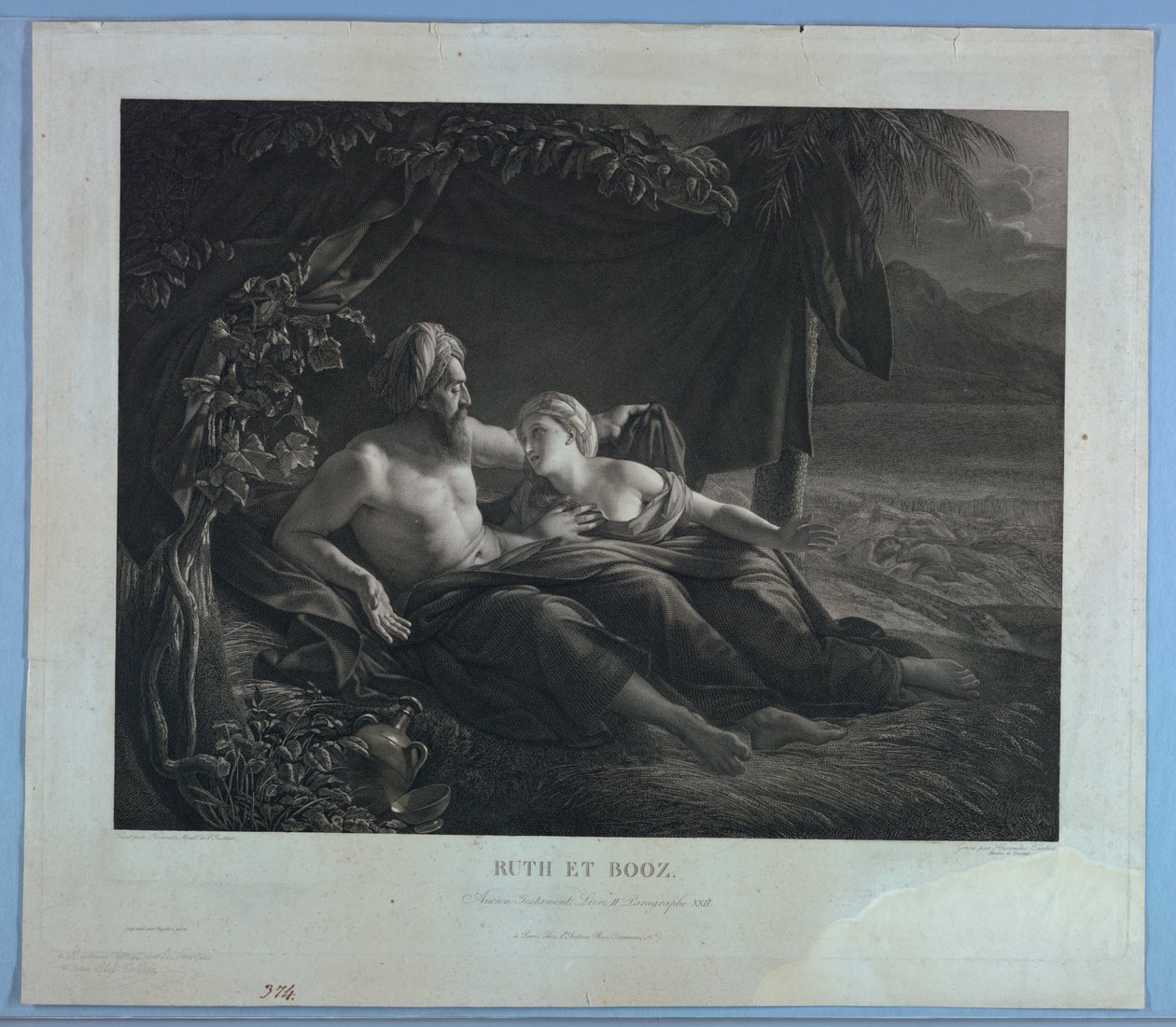Ruth und Boas von Pierre Alexandre Tardieu