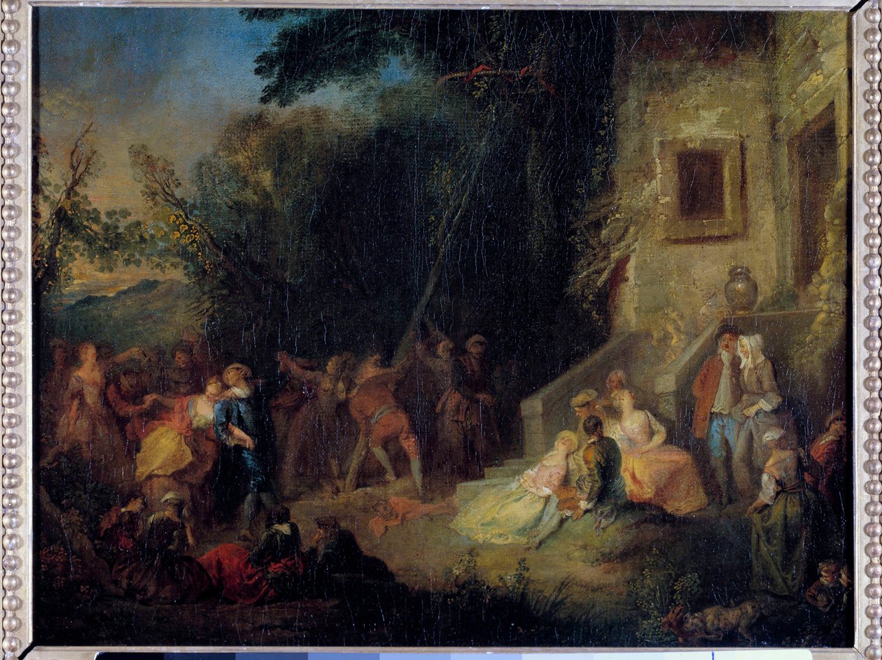 Maibaumfest von Pierre Antoine (attr. to) Quillard