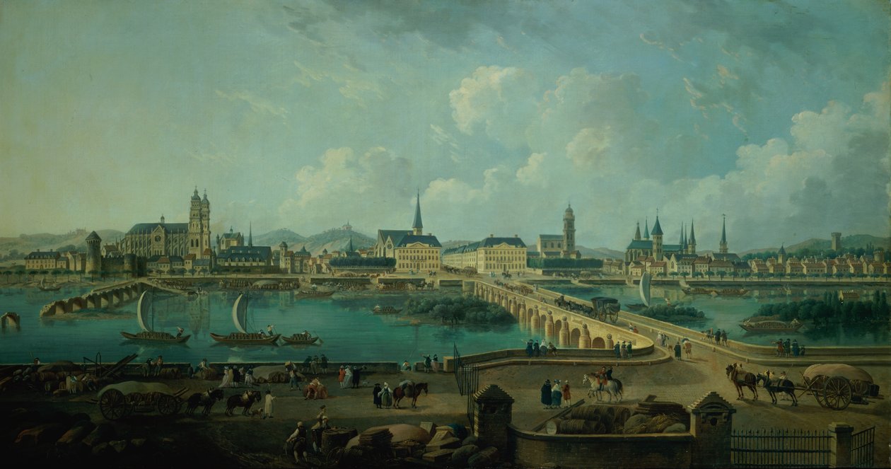 Panoramablick auf Tours, 1787 von Pierre Antoine Demachy